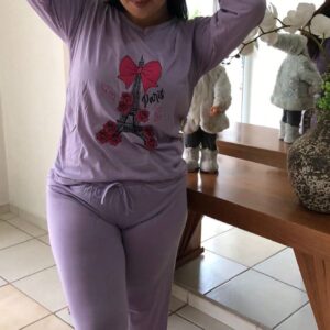 PIJAMA LONGO PLUSSIZE TABATA