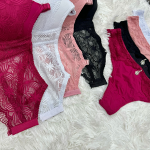 KIT 6 CONJUNTOS DE LINGERIE LUA  IMPORTADO REF 341