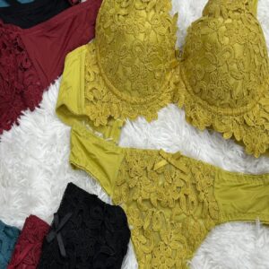 CONJUNTO DE LINGERIE IMPORTADO GARDENIA EM CORES VARIADAS