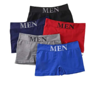 KIT 1 PIJAMA MASCULINO LONGO AMERICANO / 3 CUECAS BOXER