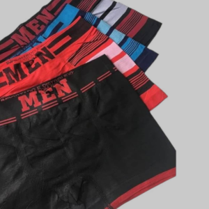 KIT'S MEN'S 1 PIJAMA MASCULINO CURTO / 3 CUECAS BOXES