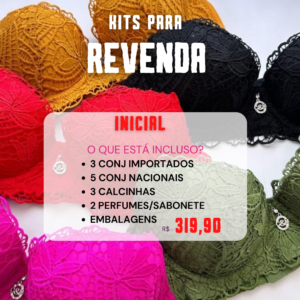 KIT COM 13 PECAS ATACADO REVENDEDORA